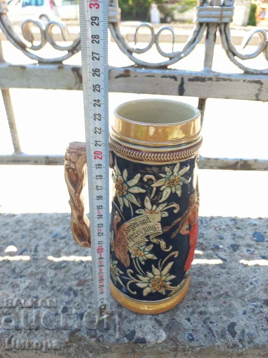 Auction  OLD GERMAN MUG GLASS
