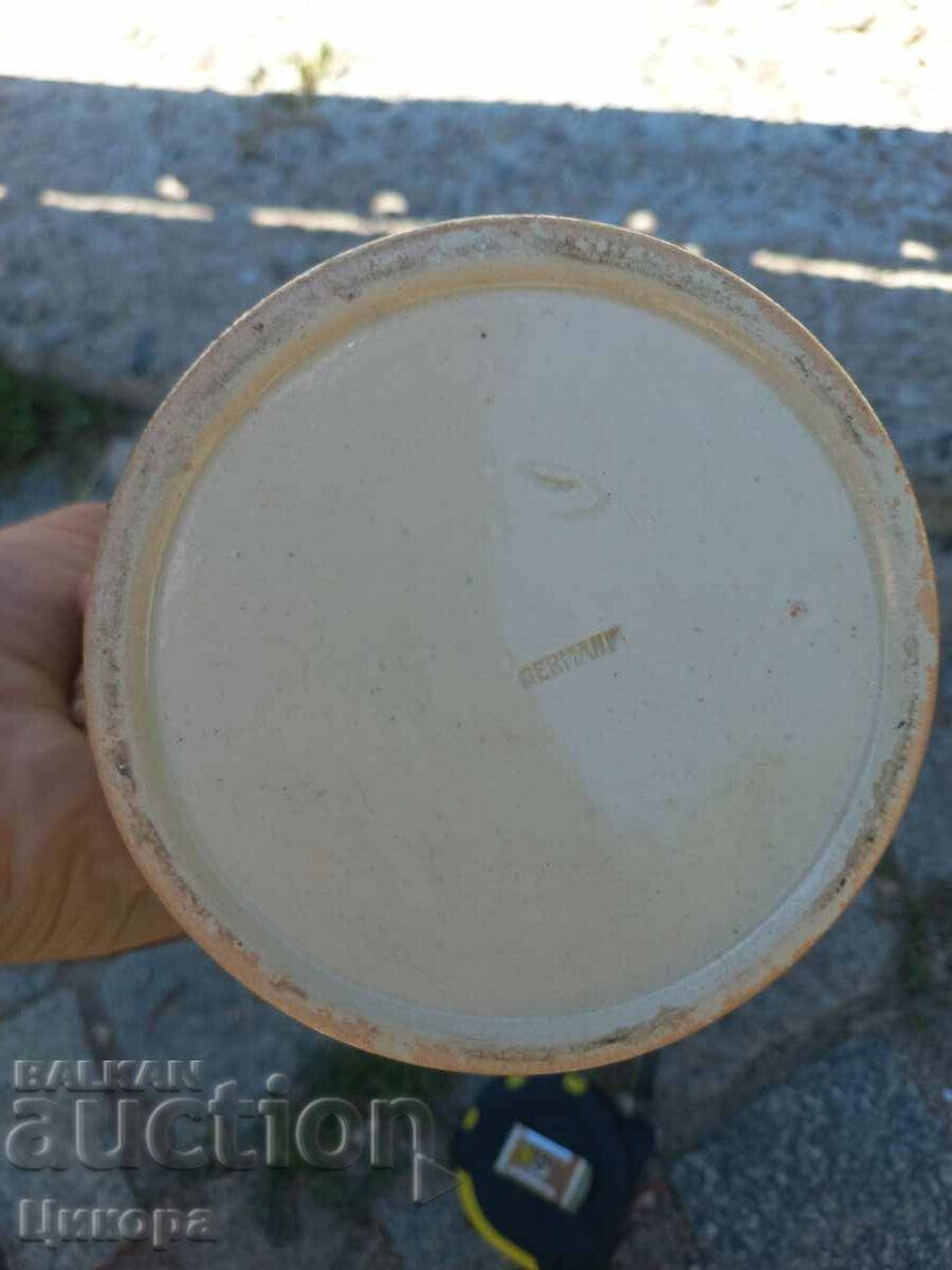 OLD GERMAN MUG GLASS - 6