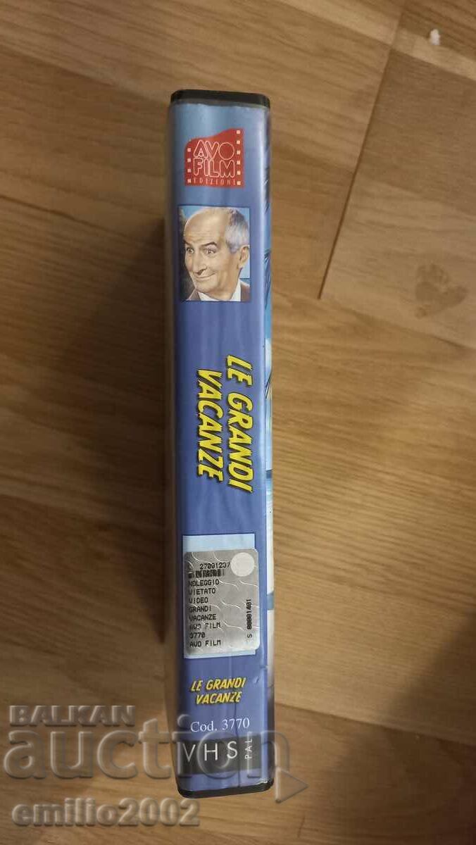 Δημοπρασία Βιντεοκασέτα The Big Vacation Louis Du Fines Δημοπρασία Βιντεοκασέτα The Big Vacation Louis Du Fines