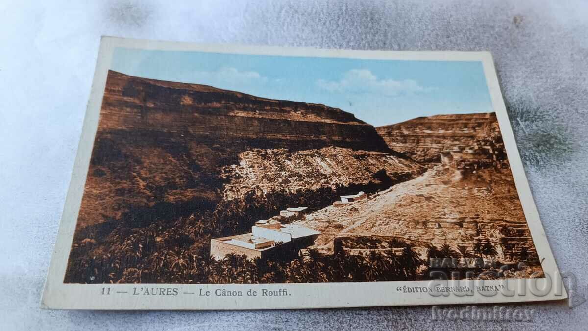 Καρτ ποστάλ L'aures Le Canon de Rouffi