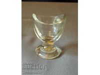 Old medical glass eye wash cup