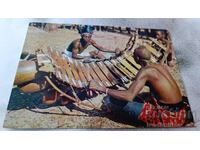 Balafon Players postcard