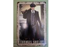 METAL RETRO SIGN "THOMAS (TOM) SHELBY"