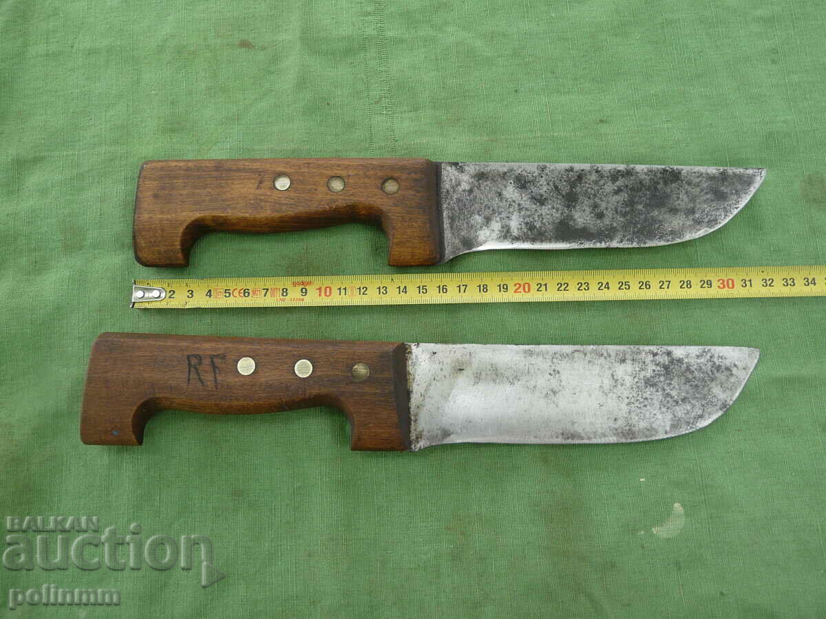 Old professional butcher knives with price 100.00 BGN | € 51.13 Old professional butcher knives with price 100.00 BGN | € 51.13
