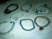 lot of 07 beautiful bracelets gold plated silver