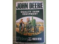 JOHN DEERE RETRO METAL SIGN