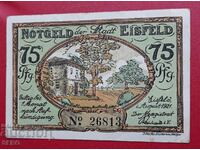 Τραπεζογραμμάτιο-Γερμανία-Θουριγγία-Eisfeld-75 pfennig 1921