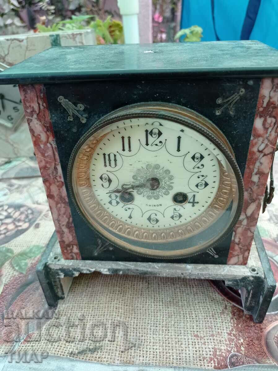 French fireplace marble clock-0.01st