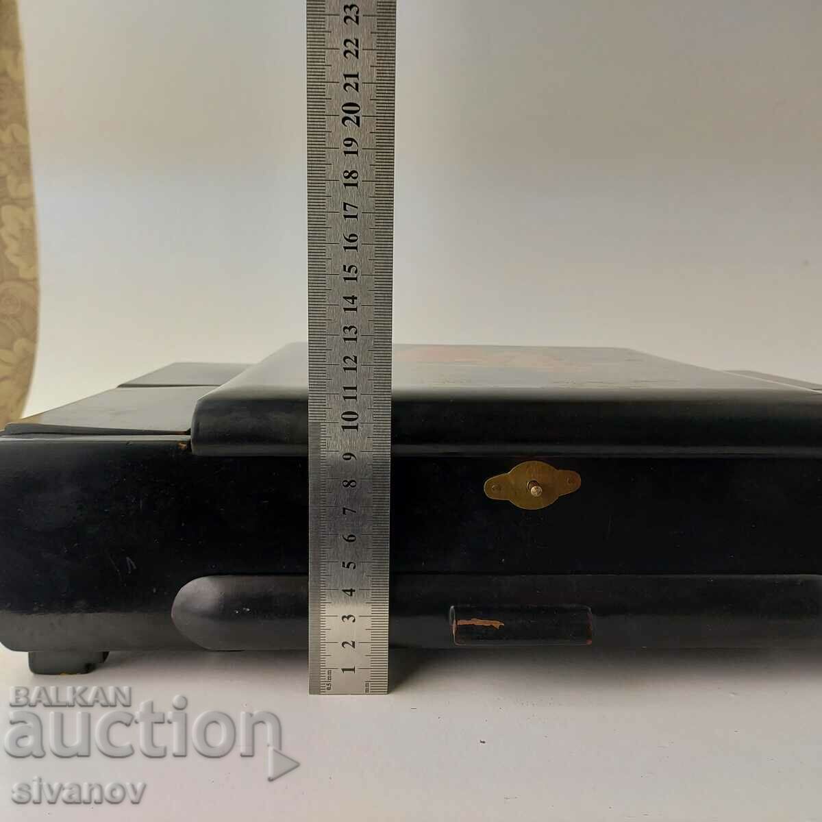 Old Vietnamese wooden makeup and jewelry box #5618 - 7 Old Vietnamese wooden makeup and jewelry box #5618 - 7