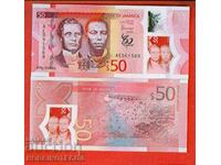 TOP PRICE JAMAICA JAMAICA 50 $ issue 2022 2023 UNC POLYMER