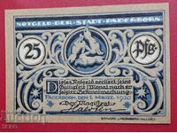 Banknote-Germany-S.Rhine-Westphalia-Paderborn-25 pf.1921