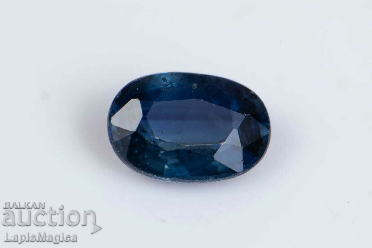 Blue sapphire 0.39ct heated oval cut