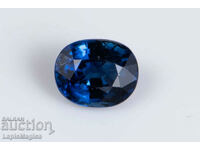 Blue sapphire from Australia 0.46ct heated oval cut