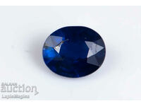 Blue sapphire 0.54ct untreated oval cut