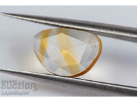 Yellow Party Sapphire 1,37ct Θερμαινόμενο τριαντάφυλλο σε κοπή