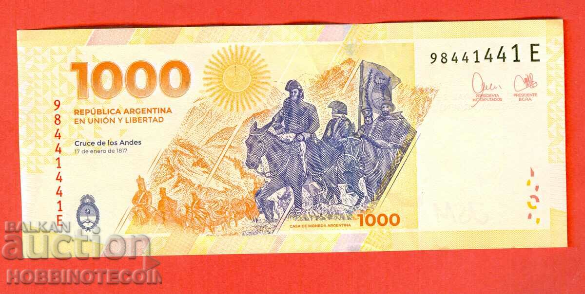 ARGENTINA ARGENTINA 1 000 1000 Pesos issue 2023 letter E