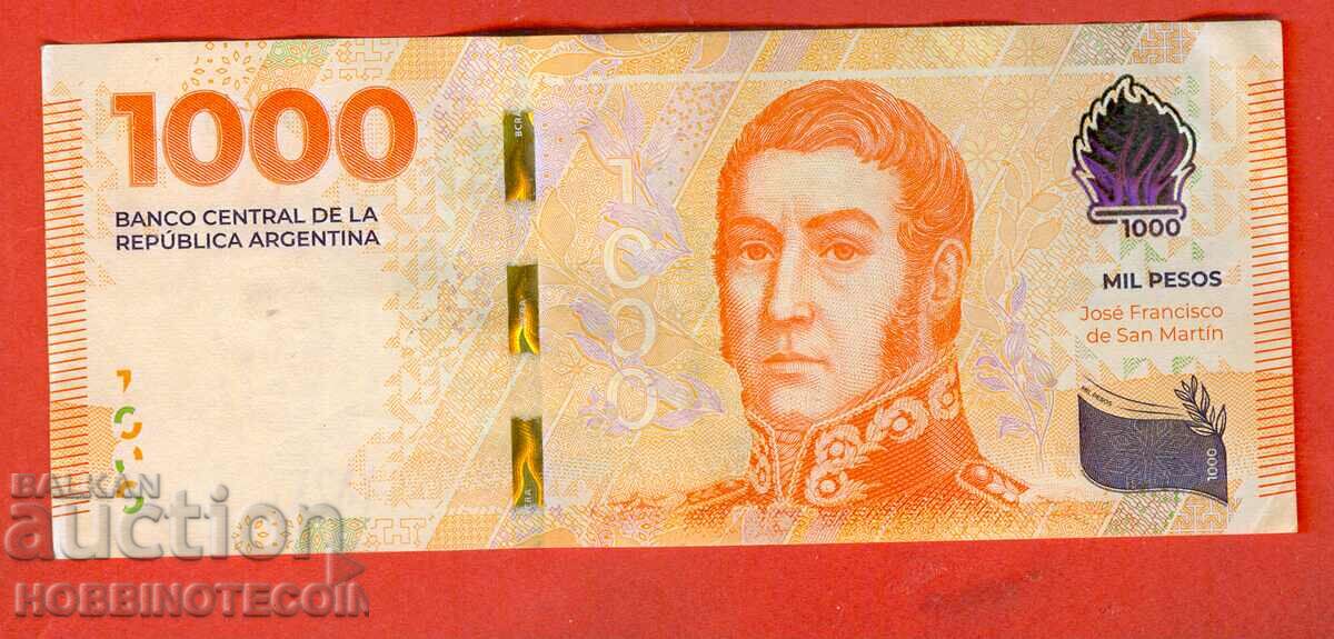 ARGENTINA ARGENTINA 1 000 1000 Pesos issue 2023 letter G with price 6.89 BGN | € 3.52 ARGENTINA ARGENTINA 1 000 1000 Pesos issue 2023 letter G with price 6.89 BGN | € 3.52