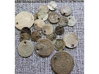 Лот сребърни монети , акчета, 20 кройцера