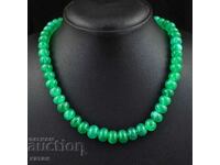 BZC!! 709 carat 1 penny emerald necklace!!