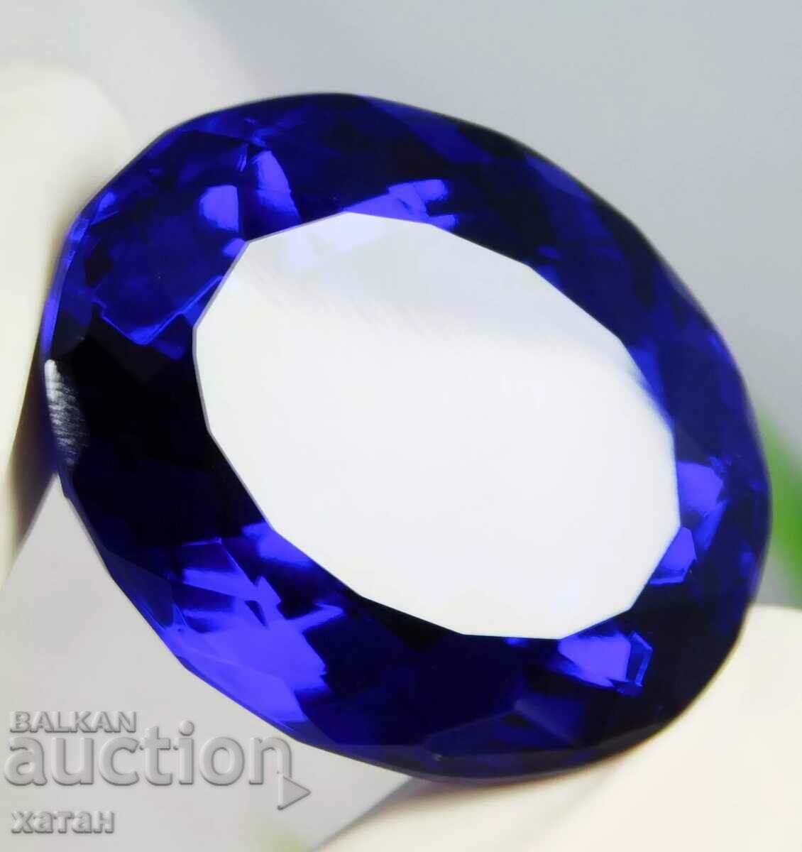 BZC! 84.35 ct Natural Tanzanite Oval OMGTL 1pc Set!