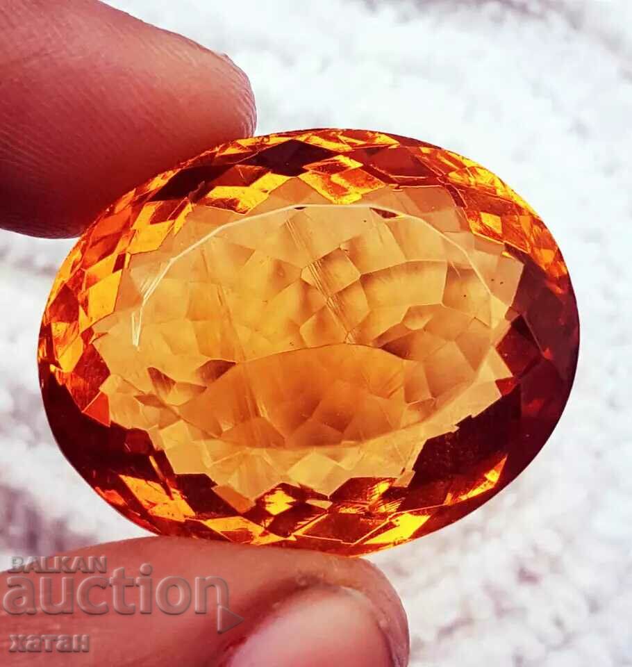 BZC! 123.40 ct natural imperial topaz set OMGTL from 1 st.!