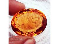 BZC! 123.40 ct natural imperial topaz set OMGTL from 1 st.!