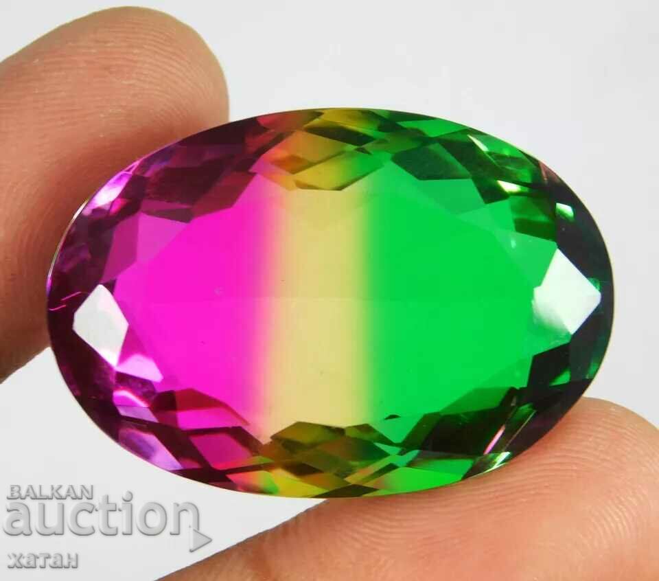 BZC! 64.50 carat natural tourmaline multi from 1 penny!