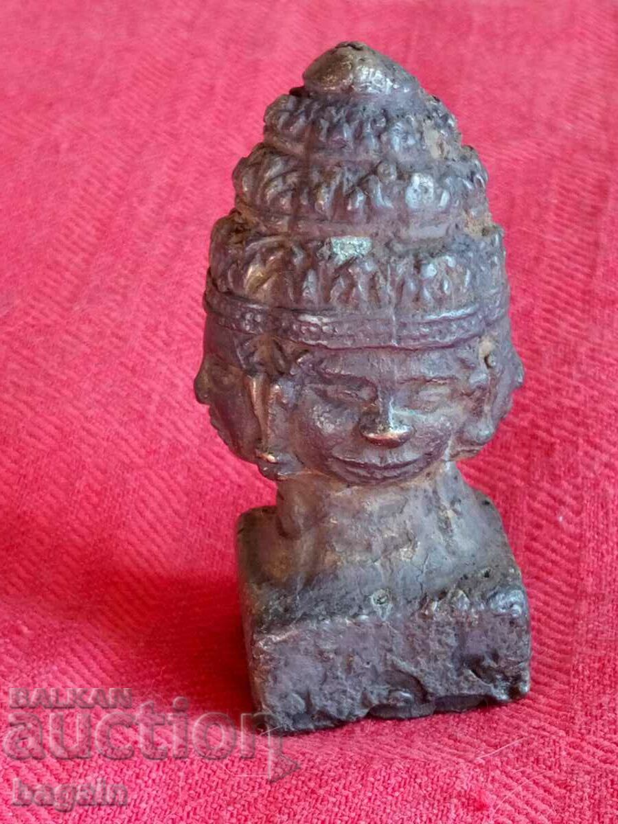 Bronze statuette of Buddha.
