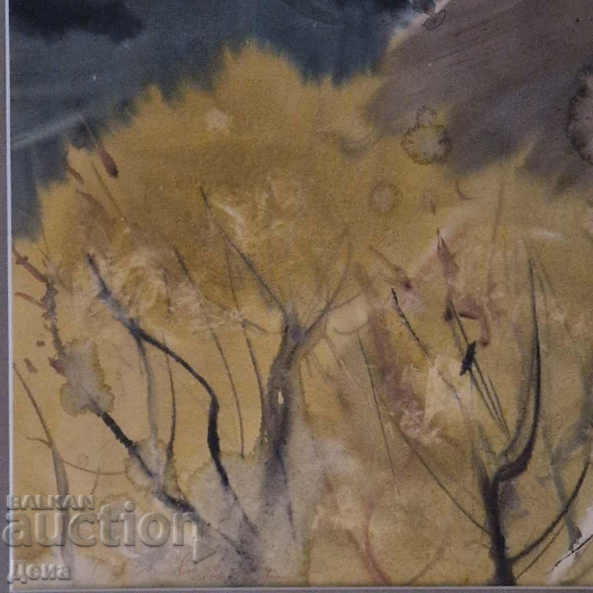 Сава Цоновски акварел 1987г. - 5