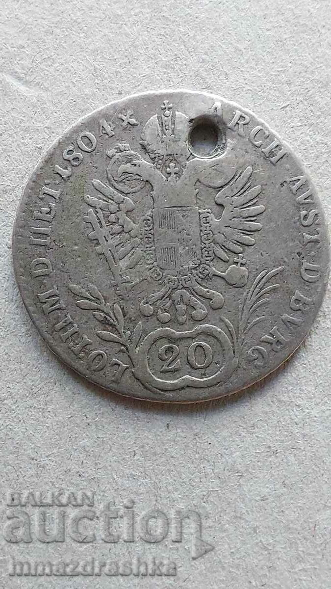 Argint 20 Kreuzer, 1804