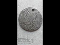 Silver 20 Kreuzer, 1804