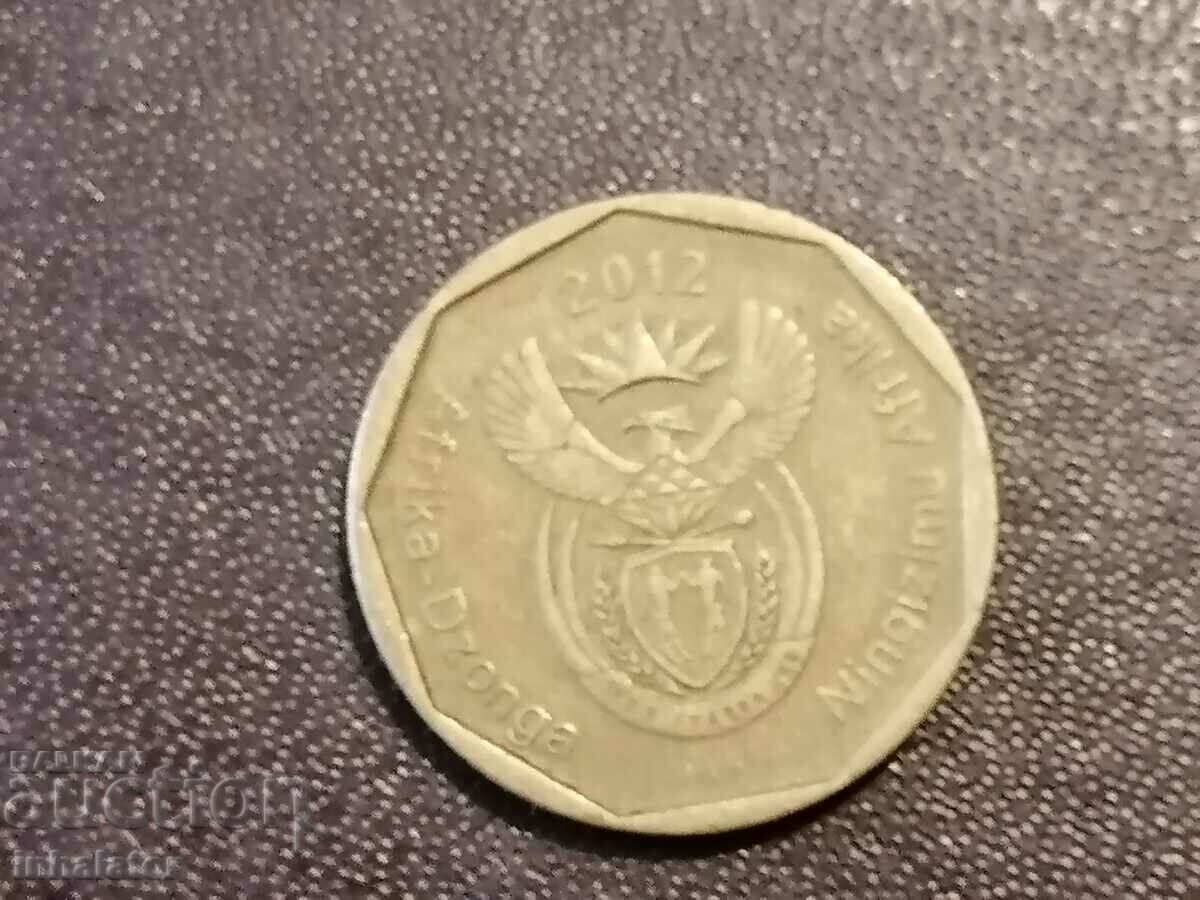 South Africa 50 cents 2012