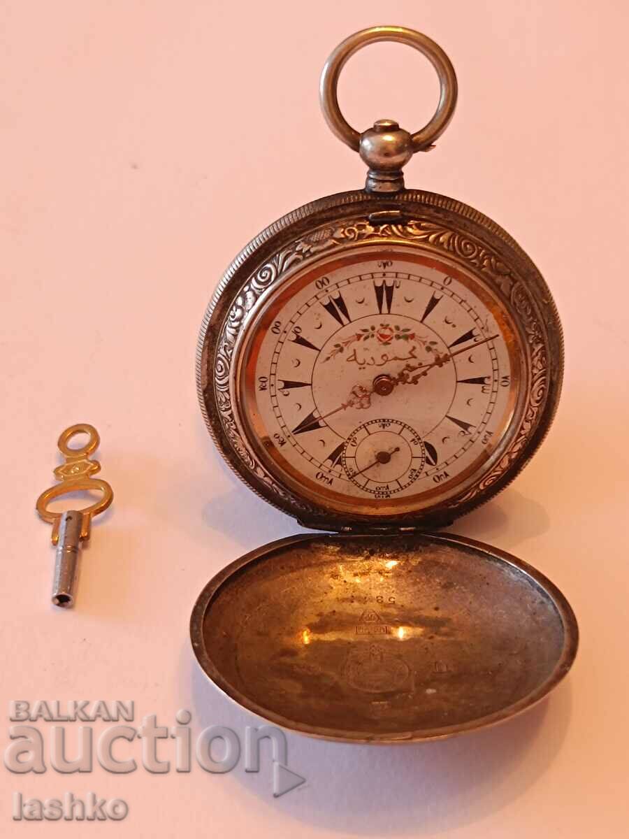 Silver pocket watch