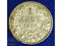 1 silver lev - 1913