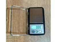 Mini pocket scale digital 0.01 - 200 gr. + battery