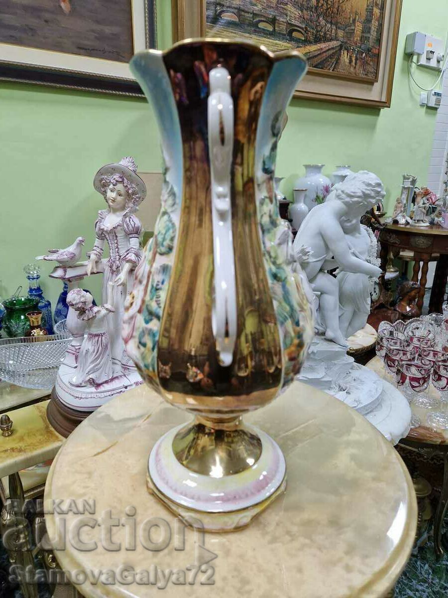 A wonderful antique Italian Capodimonte porcelain vase - 5 A wonderful antique Italian Capodimonte porcelain vase - 5