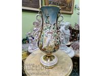 A wonderful antique Italian Capodimonte porcelain vase