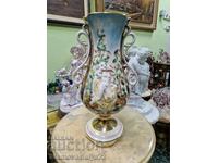 A wonderful antique Italian Capodimonte porcelain vase