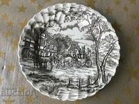 A beautiful STAFFORDSHIRE porcelain plate