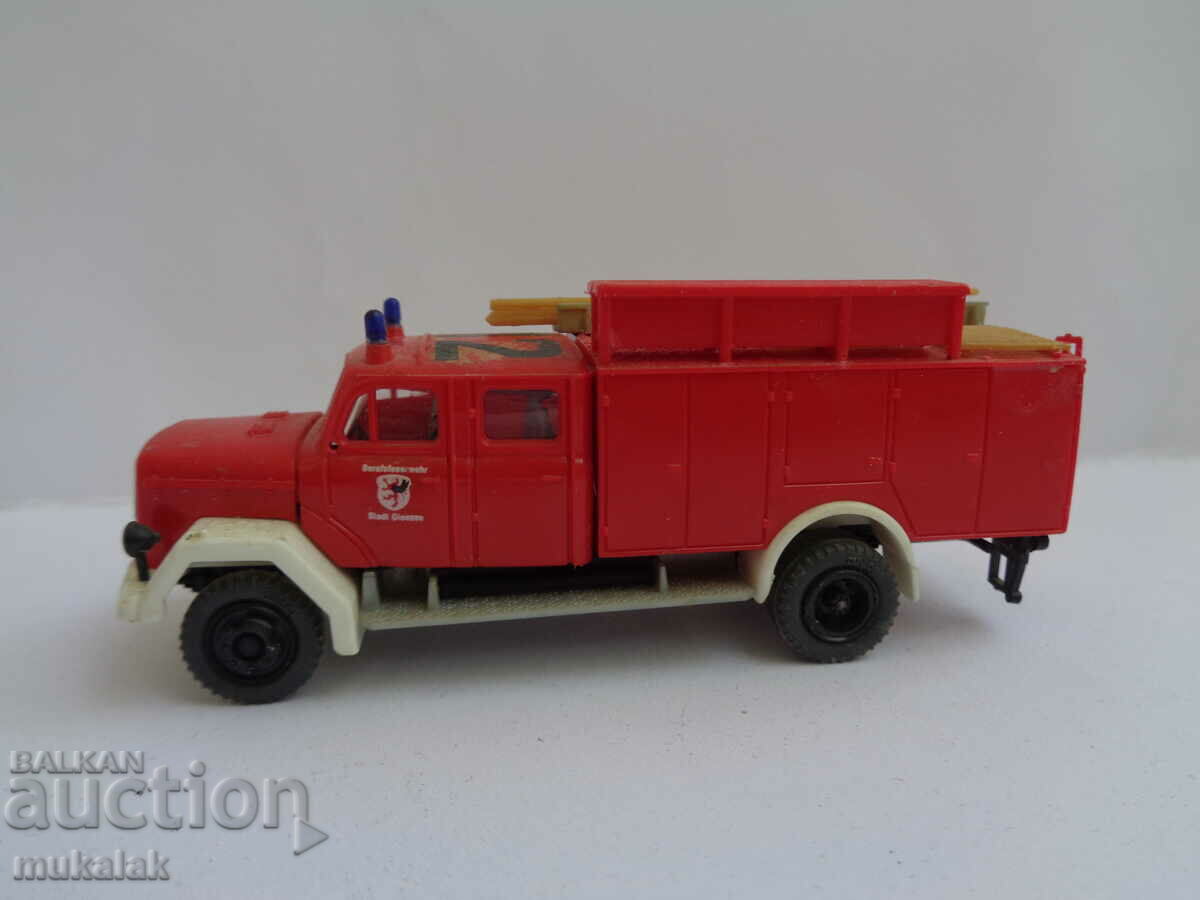 Ρόκο; PREISER; H0 1/87 MAGIRUS MODEL TOY ΠΥΡΟΣΒΕΣΤΙΚΟ ΟΧΗΜΑ