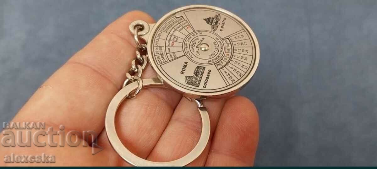 Auction Perpetual Calendar - Keychain Auction Perpetual Calendar - Keychain