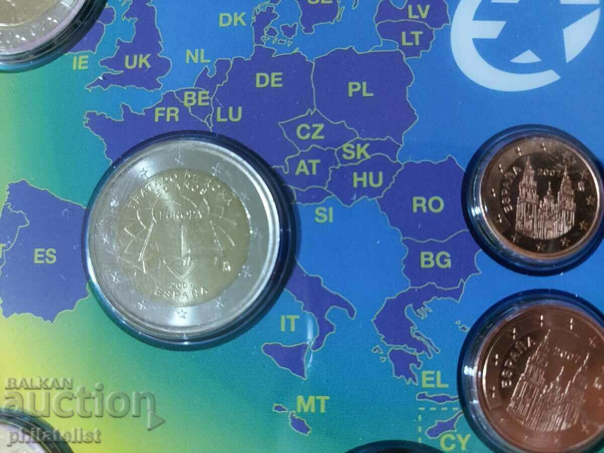 Auction Spain 2007 bank euro set from 1 cent to 2 euro +2 euro TOR Auction Spain 2007 bank euro set from 1 cent to 2 euro +2 euro TOR
