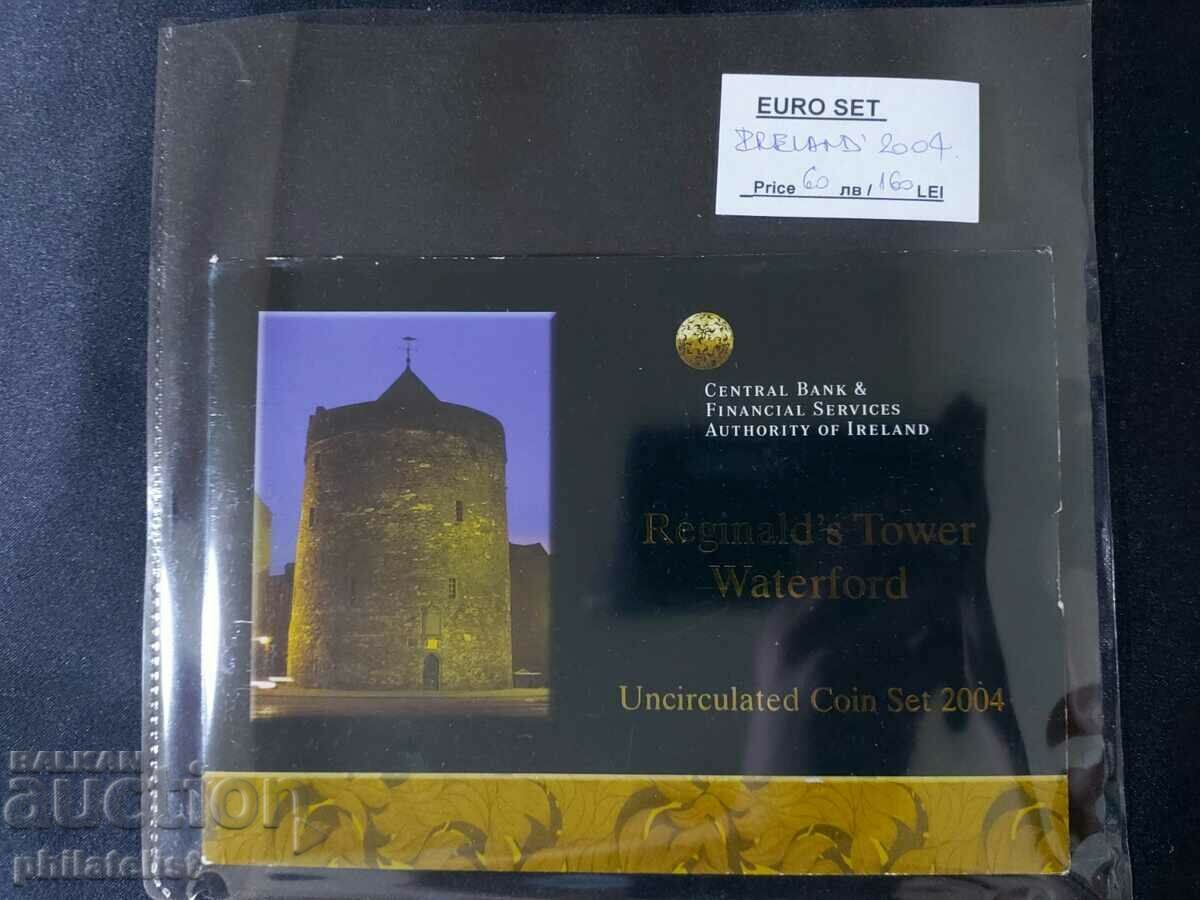 Доставка на Ирландия 2004 Комплектен банков евро сет от 1 цент до 2 евро