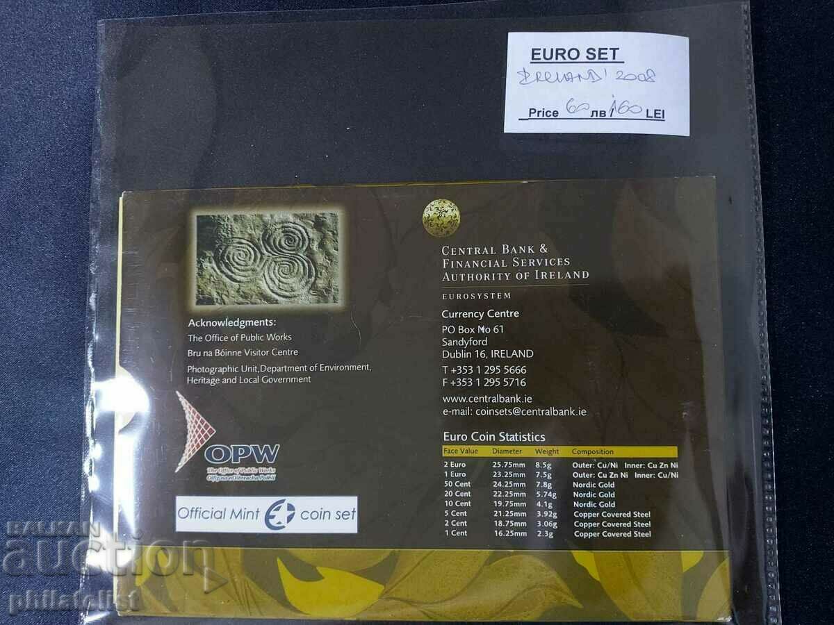 Delivery of Ireland 2008 Complete bank euro set from 1 cent to 2 euro Delivery of Ireland 2008 Complete bank euro set from 1 cent to 2 euro