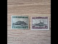 Ελλάδα 1927 Νέα ημερήσια γραμματόσημα 2 και 3 δραχμές
