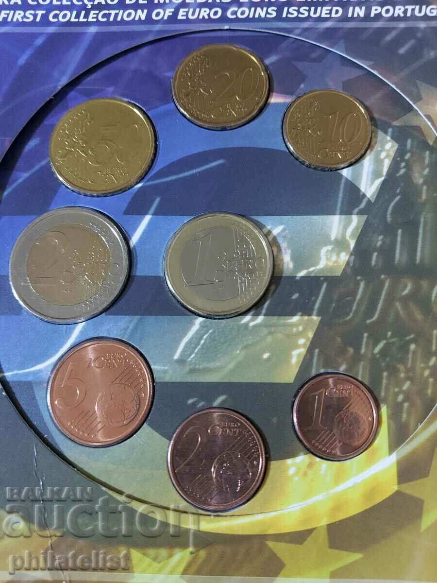Portugal 2002 - Complete bank set from 1 cent to 2 euros with price 80.00 BGN | € 40.90 Portugal 2002 - Complete bank set from 1 cent to 2 euros with price 80.00 BGN | € 40.90