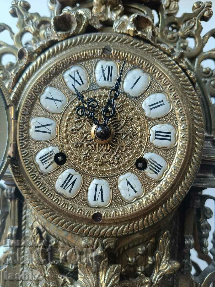 Auction Bronze Mantel Clock Auction Bronze Mantel Clock