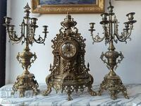 Bronze Mantel Clock