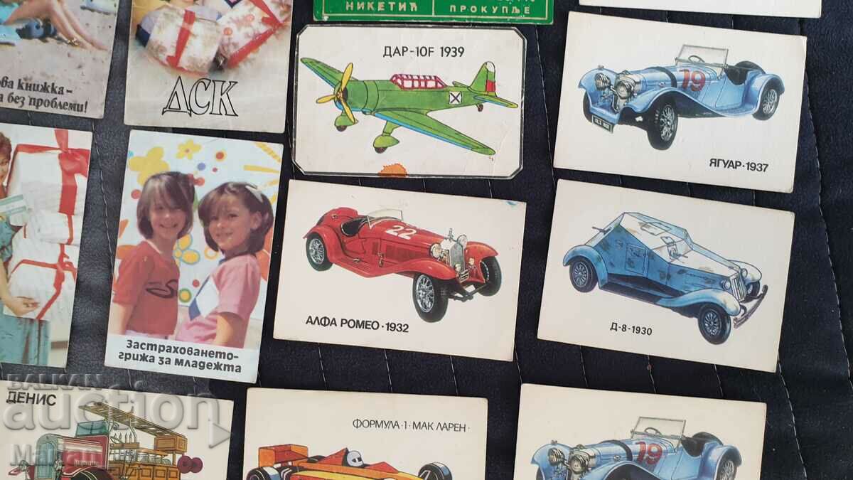 Auction Lot of social calendars 1984-1991 - 56 pieces Auction Lot of social calendars 1984-1991 - 56 pieces