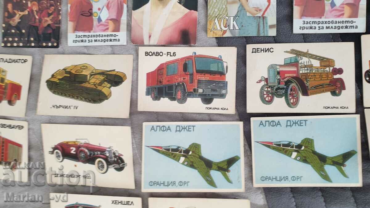 Delivery of Lot of social calendars 1984-1991 - 56 pieces Delivery of Lot of social calendars 1984-1991 - 56 pieces